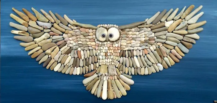 I Create Art From Stones I Find On The Beach