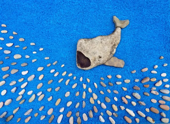 I Create Art From Stones I Find On The Beach