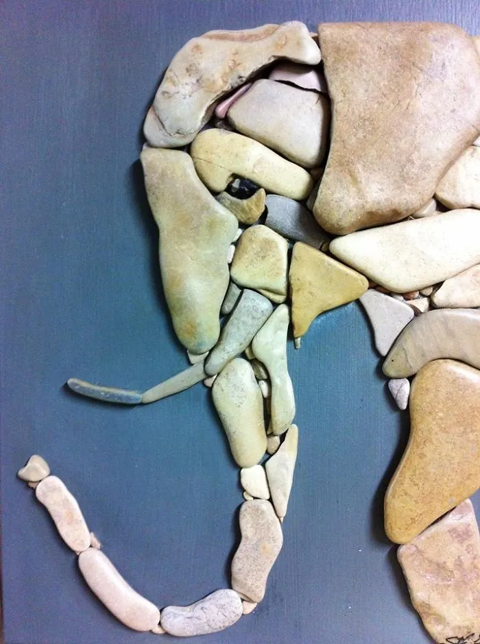 I Create Art From Stones I Find On The Beach