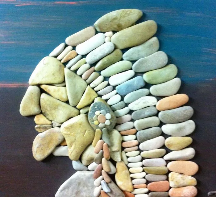 I Create Art From Stones I Find On The Beach