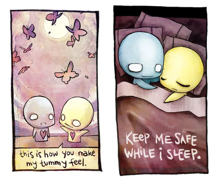 Heartwarming Comics Show What It's Like To Be In Love