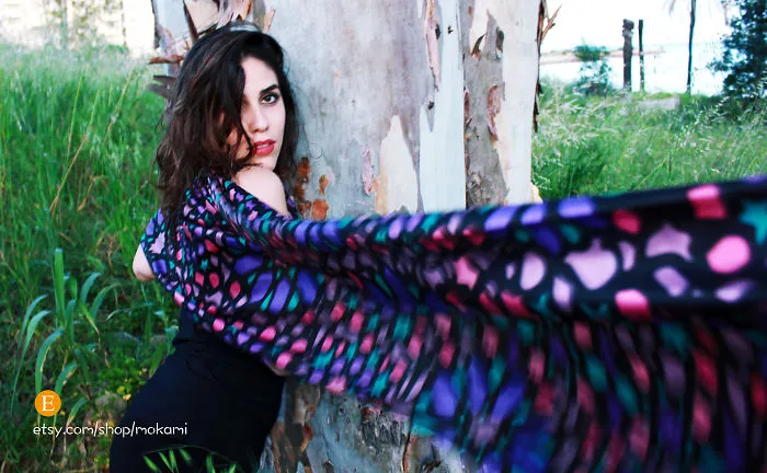 It's A Lovely Second Skin! Moroccan And Bohemian Silk Shawls By Mokami