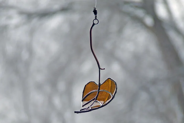 Artist Turns Beer Bottles Into Beautifully Curved Leaves
