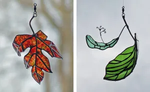Artist Turns Beer Bottles Into Beautifully Curved Leaves