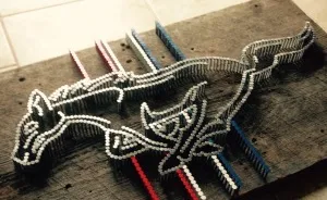 I Create Intricate Artworks Using Nails As A Medium