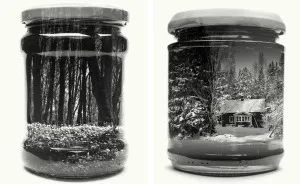 I Collect Landscapes In Jars Using Analog Double Exposures