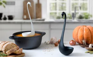 Swan Ladle That Gracefully Floats On Your Soup