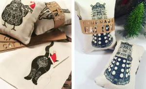 Cute Catnip Cat Toys With My Illustrations On Them