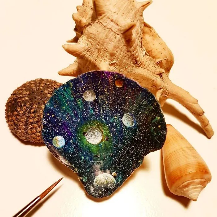 Turkish Artist Paints Unbelievably Tiny Paintings Onto Small Objects