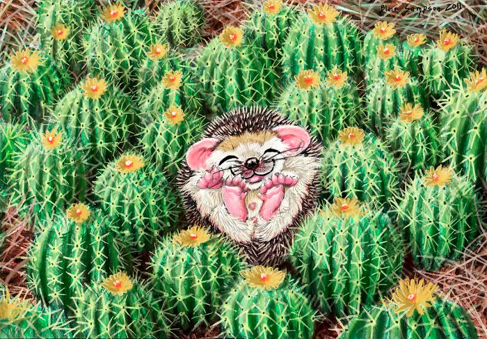 Cute Portraits Of Unexpected Animal Buddies By Blair Sampson
