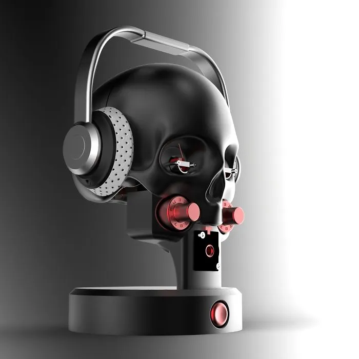 When Death Reminds Us To Live. A Very Unusual Headphone Amplifier-Stand.