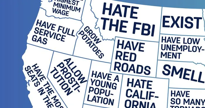 Google Autocomplete Reveals What People Think Of Different US States
