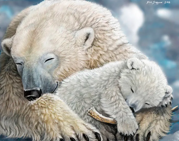 Cute Portraits Of Unexpected Animal Buddies By Blair Sampson