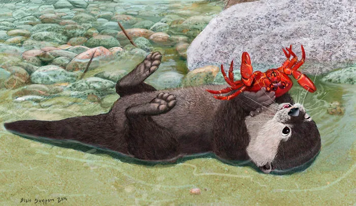 Cute Portraits Of Unexpected Animal Buddies By Blair Sampson