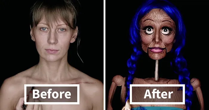 Incredible Makeup Illusion By Mirjana Kika Milosevic