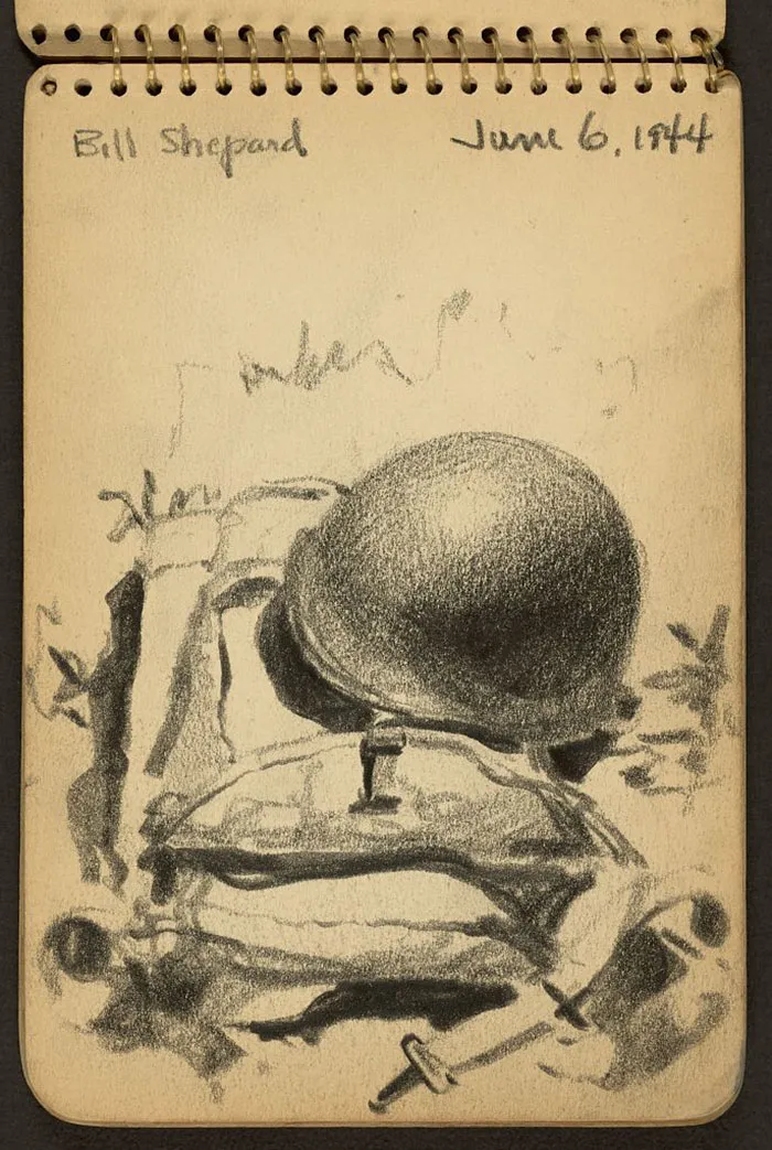 Bill Shepard From Behind, Lying On The Ground While Stationed At Fort Jackson, South Carolina