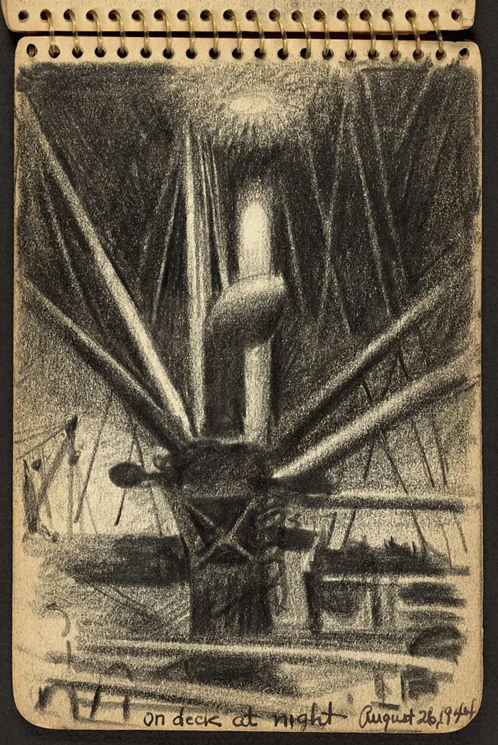 Apparatus On Ship At Night