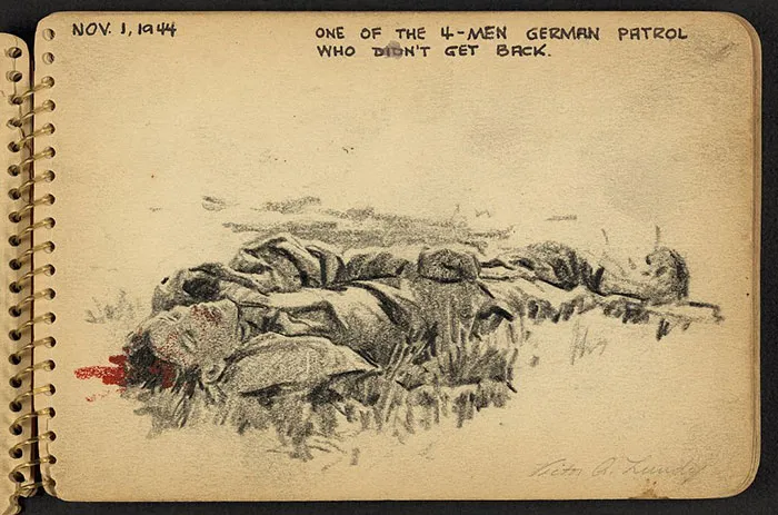 One Of The 4-Men German Patrol Who Didn't Get Back
