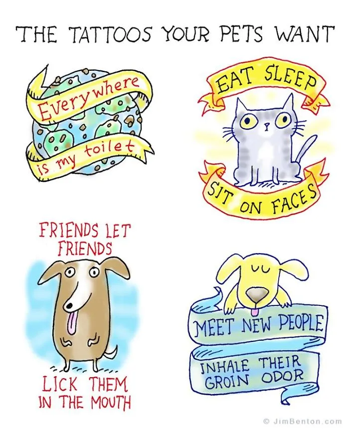 60 Of My Funniest Animal Cartoons So Far