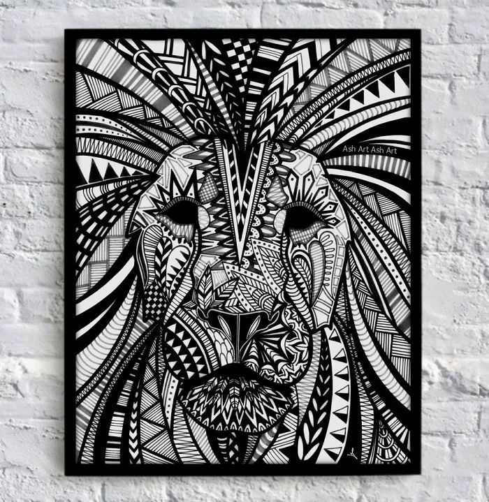 I Spend My Free Time Drawing Intricate Animals And Skulls