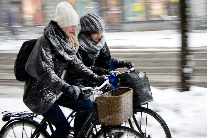 I Take Photos Of Urban Cycling - My Favorites Are Of "Viking Biking" - Copenhageners Cycling In Winter