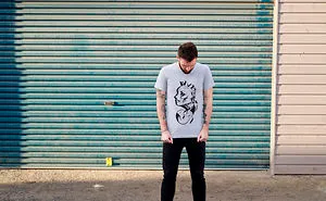 We Hand Print Awesome T-Shirts, No Sweatshops Allowed!