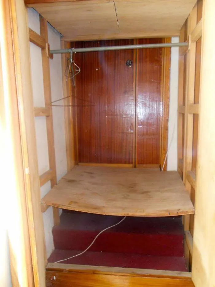 When Your Hotel Wardrobe Has Stairs And A Door In It