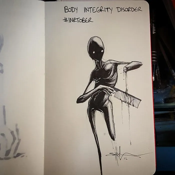 Body Integrity Identity Disorder (Was Too Tired And Forgot To Spell It Fully On The Image!)