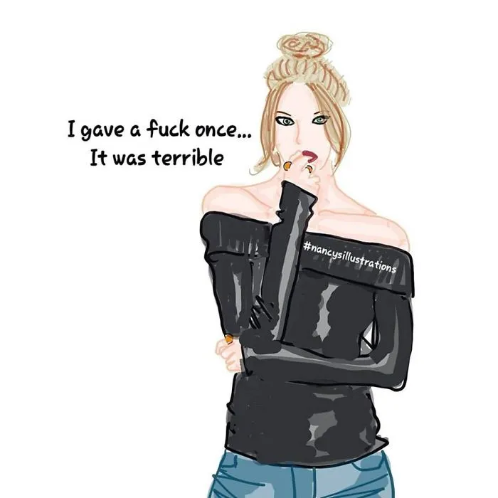 Girly Illustrations With Quotes (4)