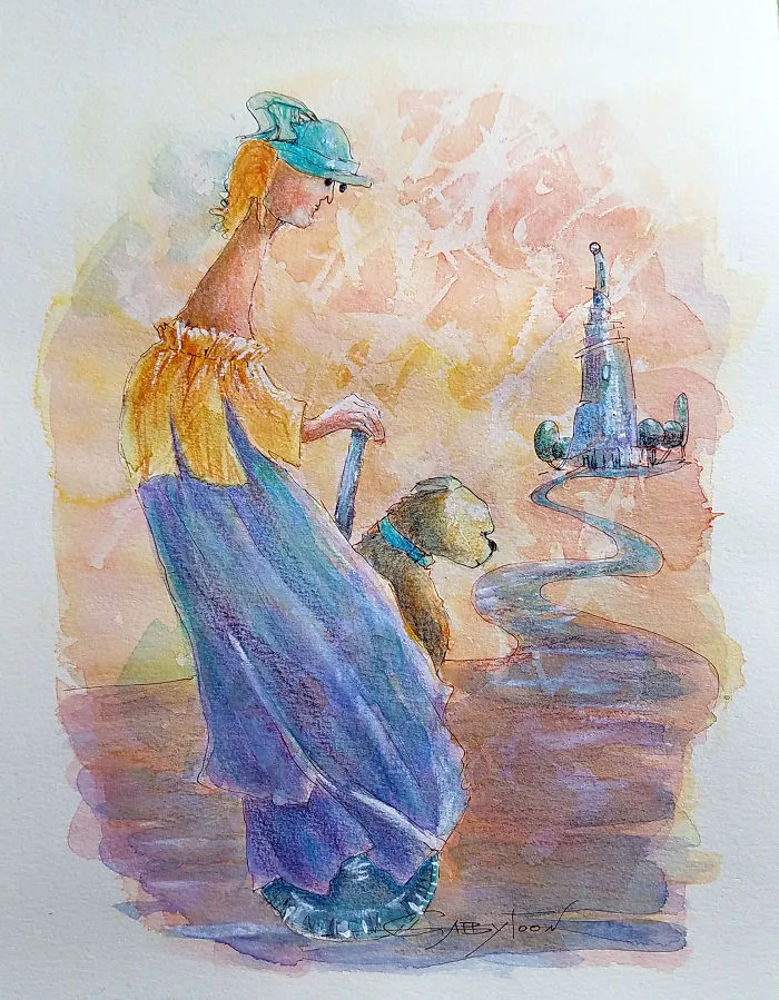 A New Vehicle Watercolor, Paper 9"x12"