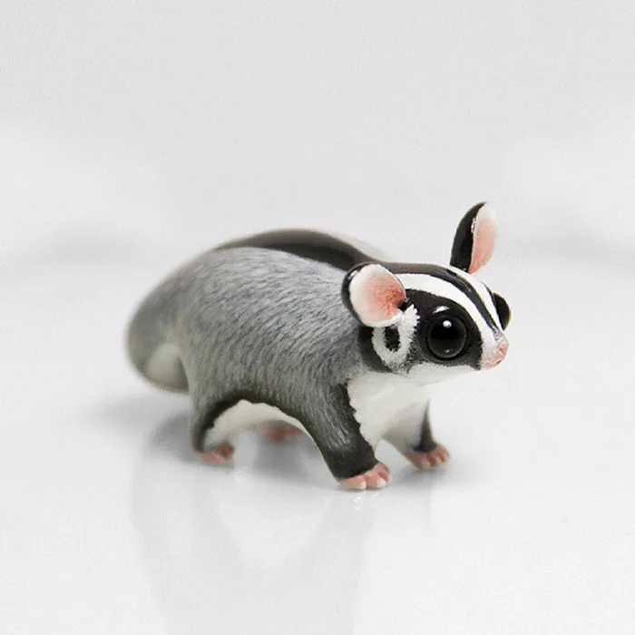 Tiny Animal Sculptures That I Create From Polymer Clay