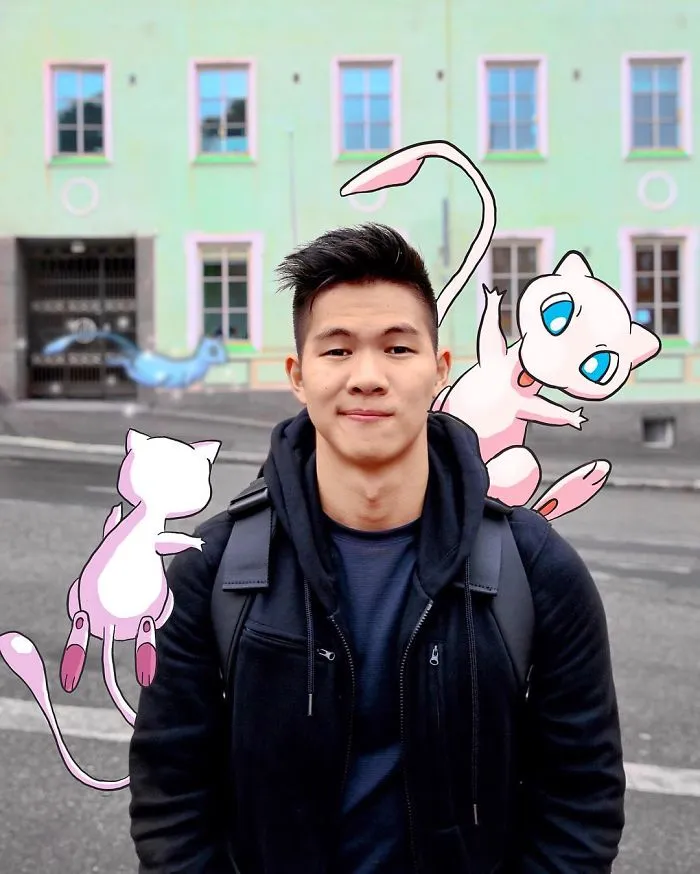 I Drew Pokemon Onto My Vacation Pics