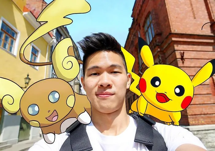 I Drew Pokemon Onto My Vacation Pics