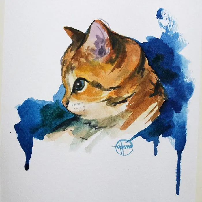 I Painted A Cat Everyday For The Month Of Catober