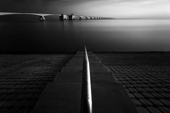 The Zeeland Bridge In The Netherlands