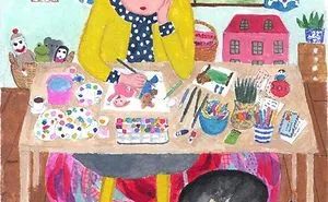 Pet And Kid Portraits Drawn By A Picture Book Artist.