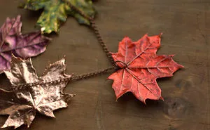 Unique Jewelry Made From Natural Objects Using Electroplating Method