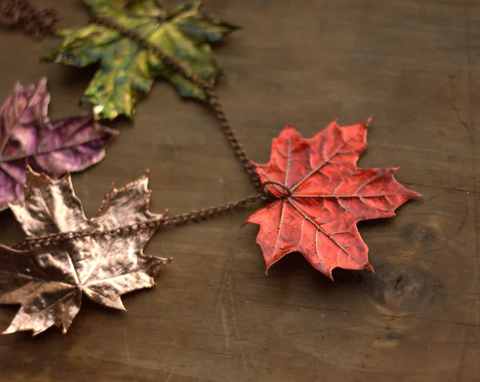 Unique Jewelry Made From Natural Objects Using Electroplating Method