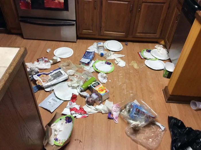 I Leave The House And Come Back To This