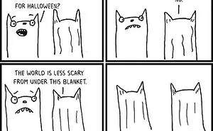 Cat And Cat:  Halloween
