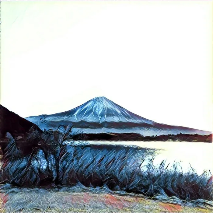 The Beauty Of Fuji Through Prisma.