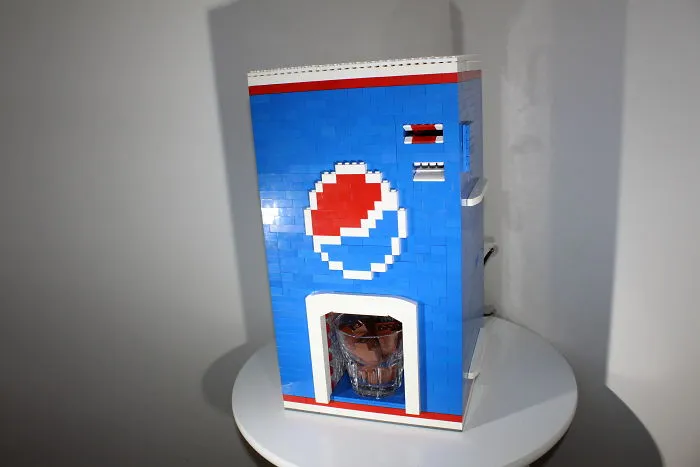 This Lego Pepsi Machine Actually Dispenses Liquid!!!!!!