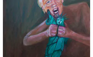 It Hungers Or Trump Devouring A Woman