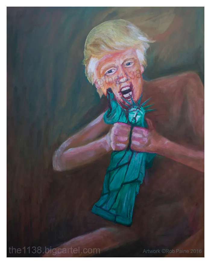 It Hungers Or Trump Devouring A Woman