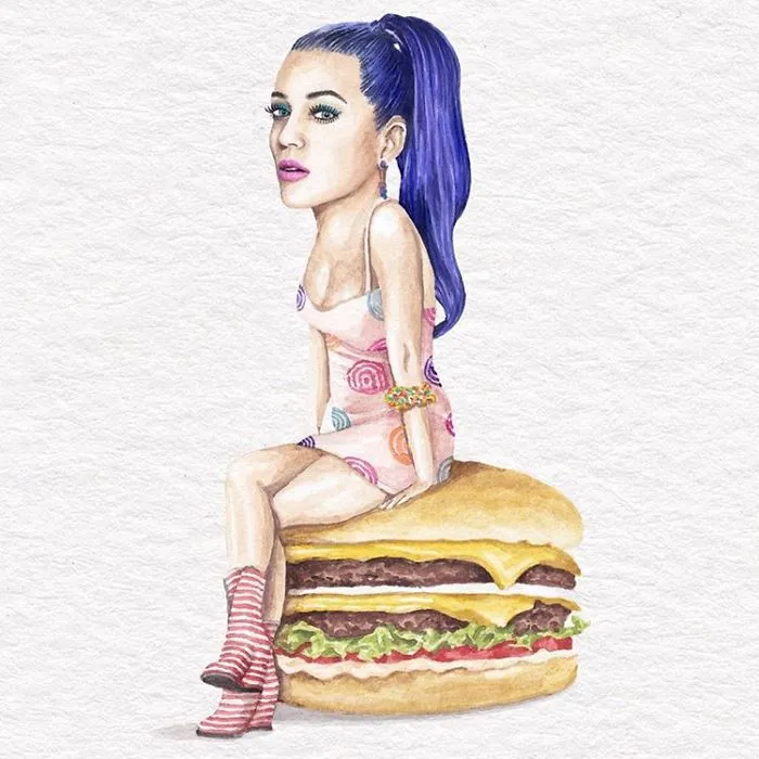 Katty Perry On An Double Double