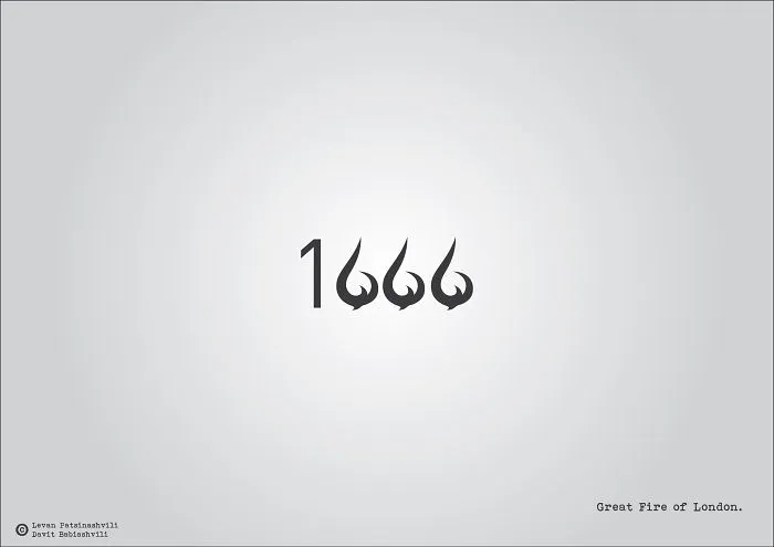 Major Historical Events Illustrated With Their Date Numbers