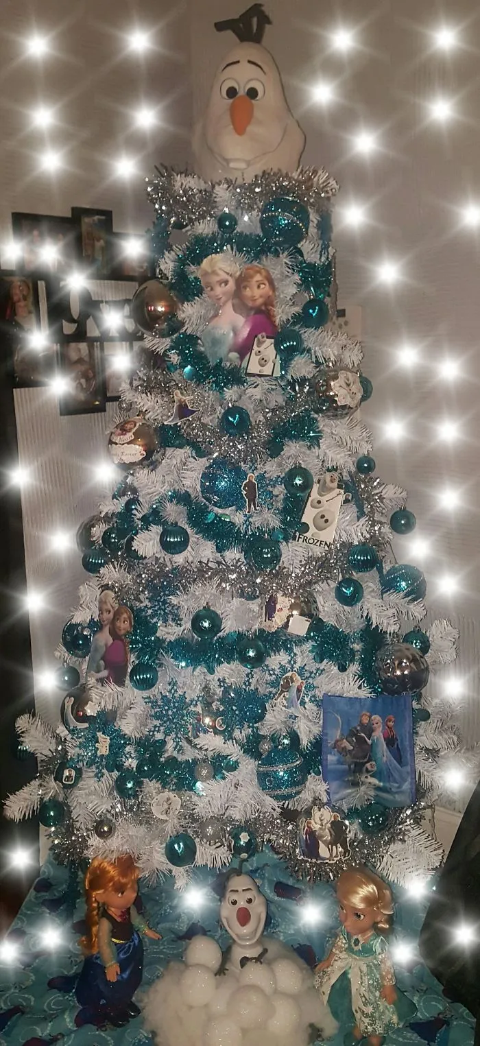 My Frozen Themed Christmas Tree