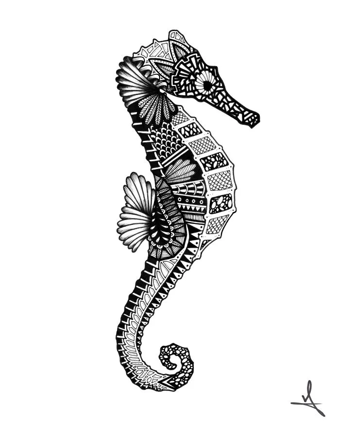 I Spend My Free Time Drawing Intricate Animals And Skulls
