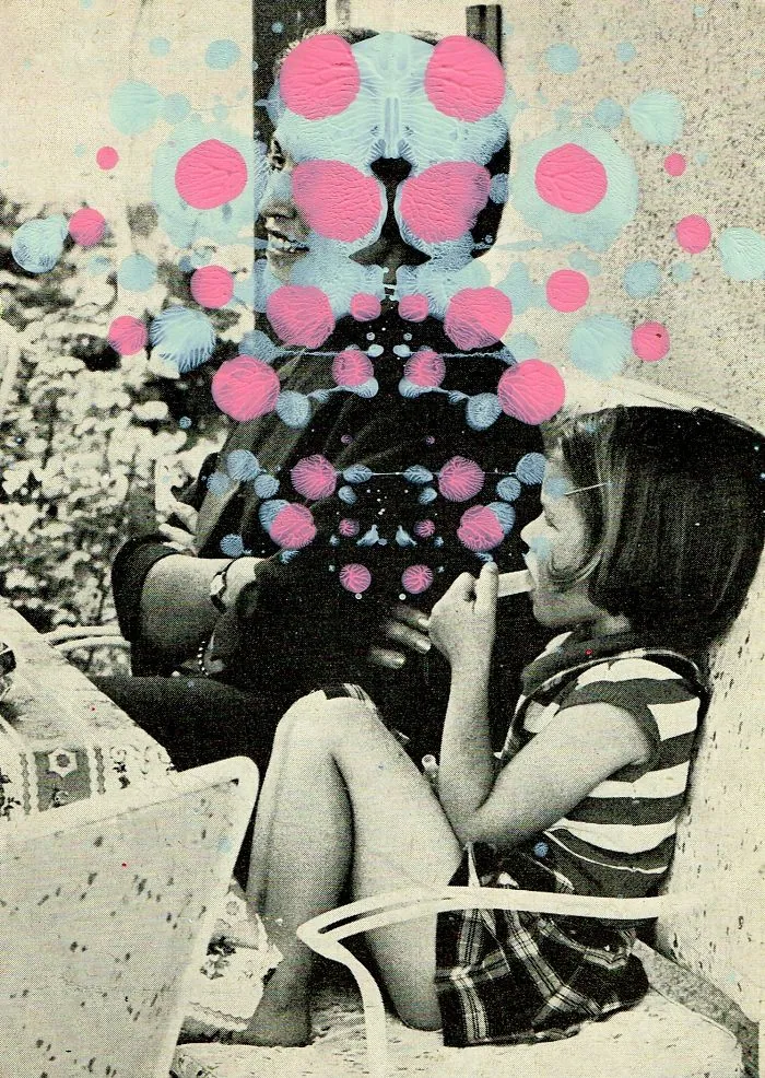 I Made Rorschach-Artworks On Vintage-Photos To Remind Society To Reflect The Past