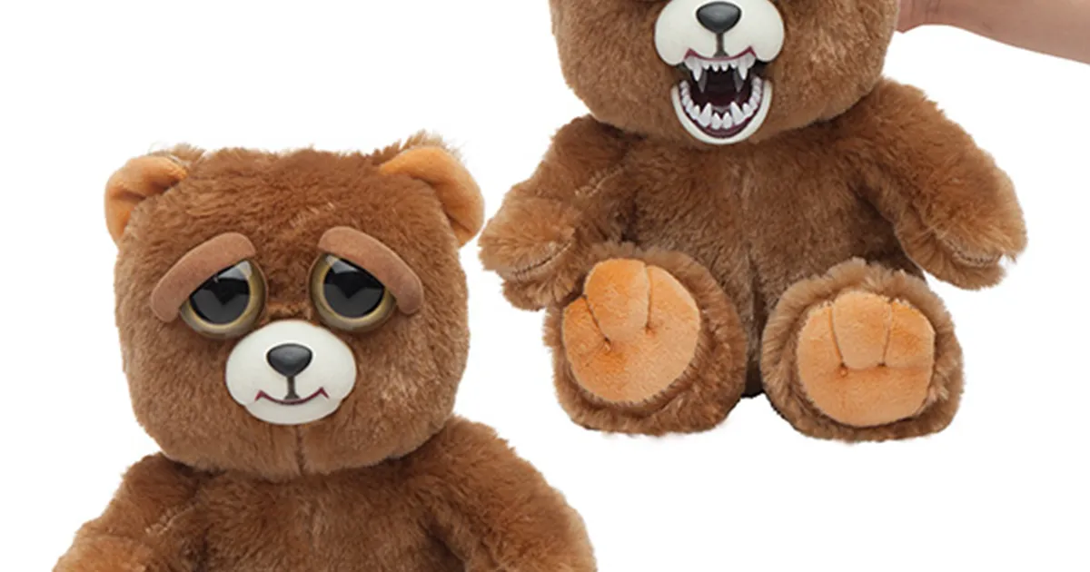 Animales de peluche que pasan de adorables a terroríficos cuando los aprietas